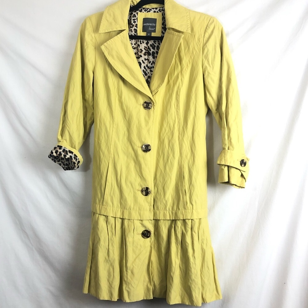 Anthracite | Muse long Pea Coat jacket 8